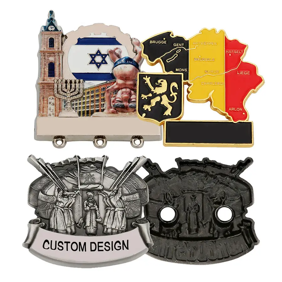 Creative Personalized Metal Crafts Custom Logo Car Pin Badge Soft Enamel Lapel Pins Funny Car Badges