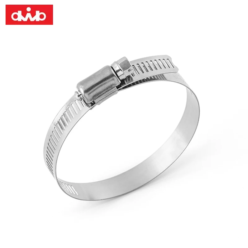 dwb Brand SS304 12.7x0.6mm Stainless Steel Banding Metal Strapping Hose Clamps worm gear fuel line pipe clip hose clamp