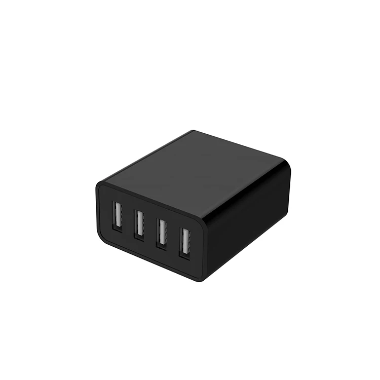  Высококачественное настенное зарядное устройство адаптер USB 4 порта вилка ЕС/США Быстрая зарядка 5А мобильный телефон для