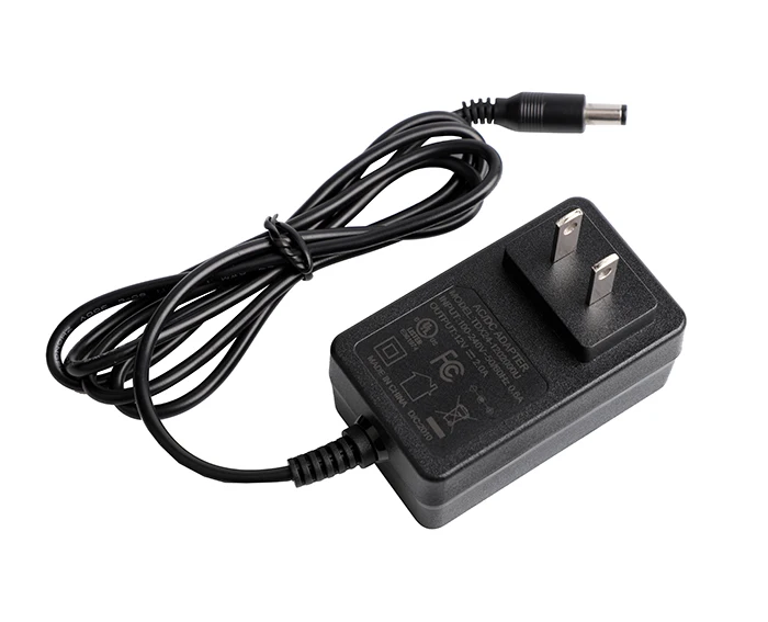 Black White AC/DC Adapter 12V 2A 24W Wall Plug Switching Adaptor 12 Volt 2 Amp Power Supply with PSE KC CE CB ETL