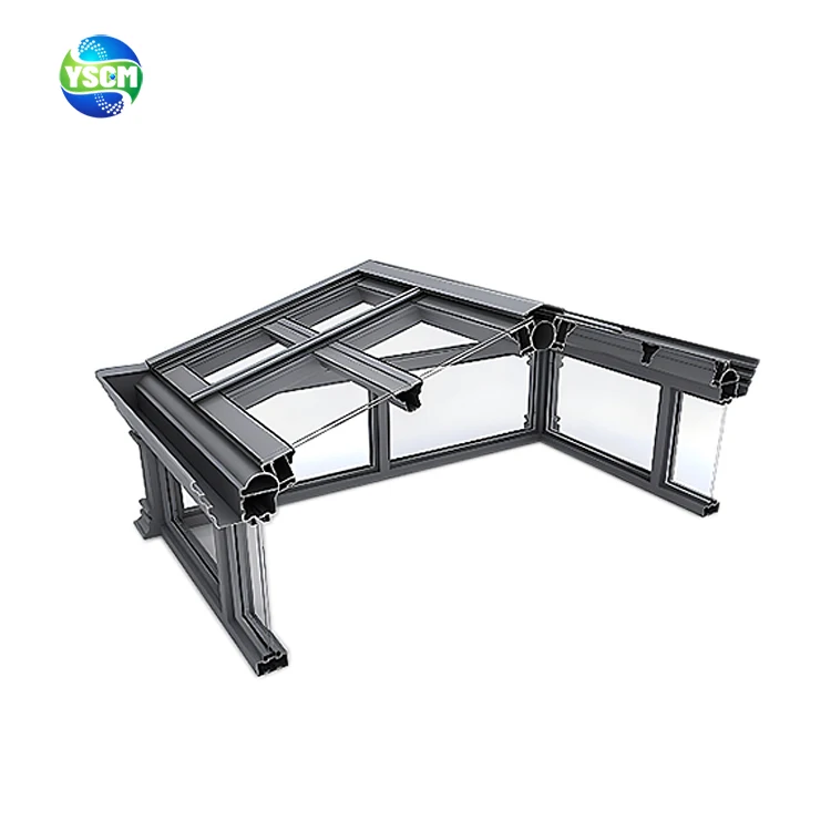 The latest aluminum frame solar room design super price Guangdong aluminum frame glass solar room and glass room