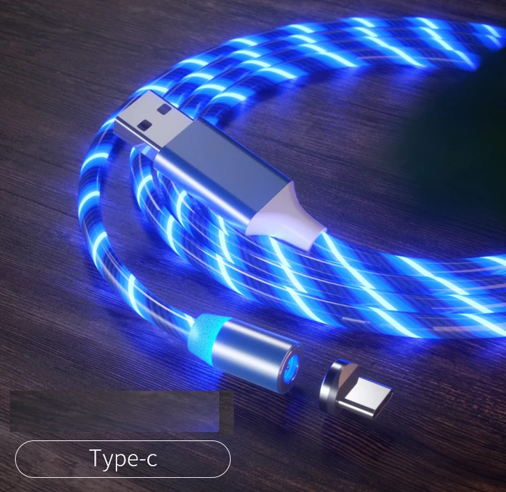 3 в 1 светодиодный магнитный usb-кабель для быстрой