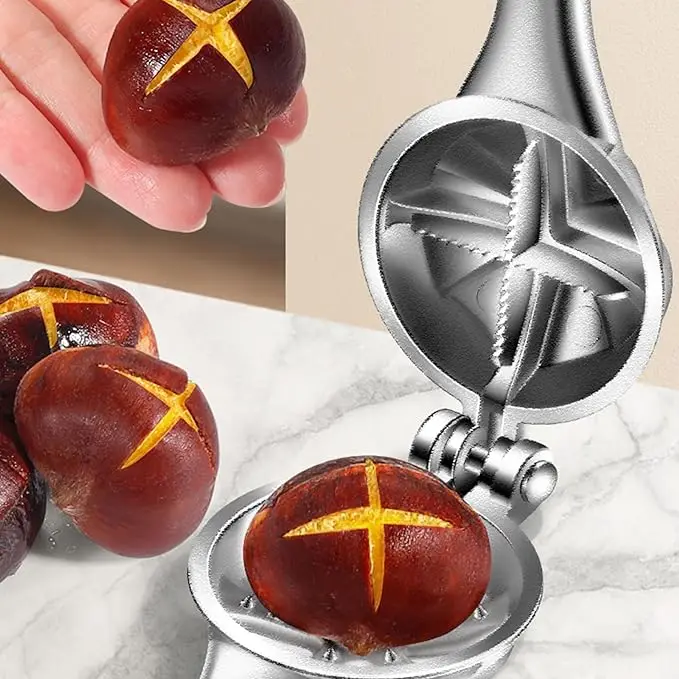 Multifunction Pistachio Macadamia Nut Knife Walnut Opener Metal Nut Opener Plier Nutcracker Chestnut Clip Chestnut Cutter Tool