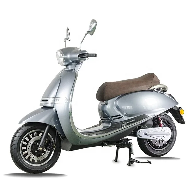 
best and powerful retro vespa electric moped scooter for adult on sale with portable LG lithium battery 