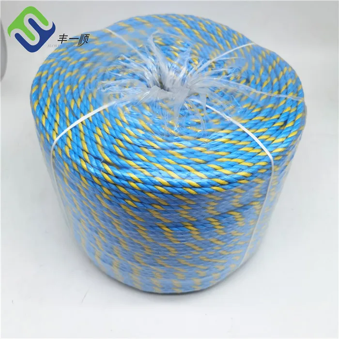 Telstra / Parramatta rope,6mm cable hauling PP Split Film Telstra Rope 6mmx400m For Telecommunications