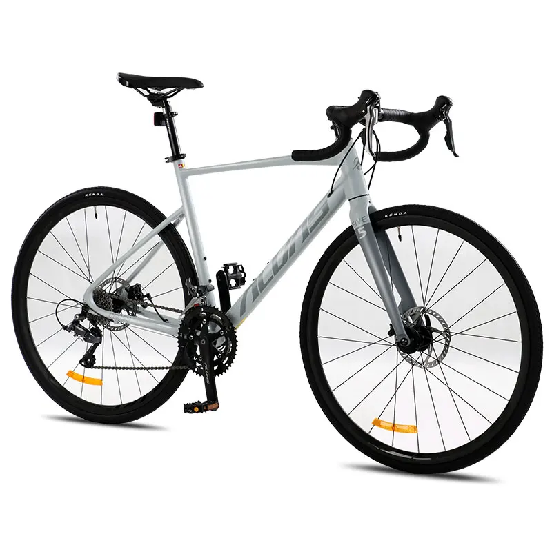 ALVAS CROSS COMP Road Bicycle R2000 2*8 speed Aluminum Alloy Line Pulling Disc Brake Leisure cycling men women student 700C