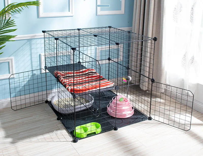 High Quality Folding Cage Cat Hotel Cage 3 Layer