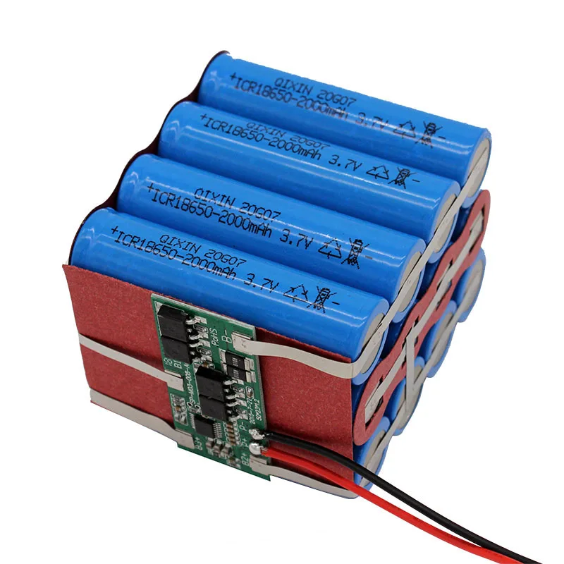 Литий-ионный 18650 аккумулятор 14 8 v 4s3p 6000mah для батареи опрыскивателя