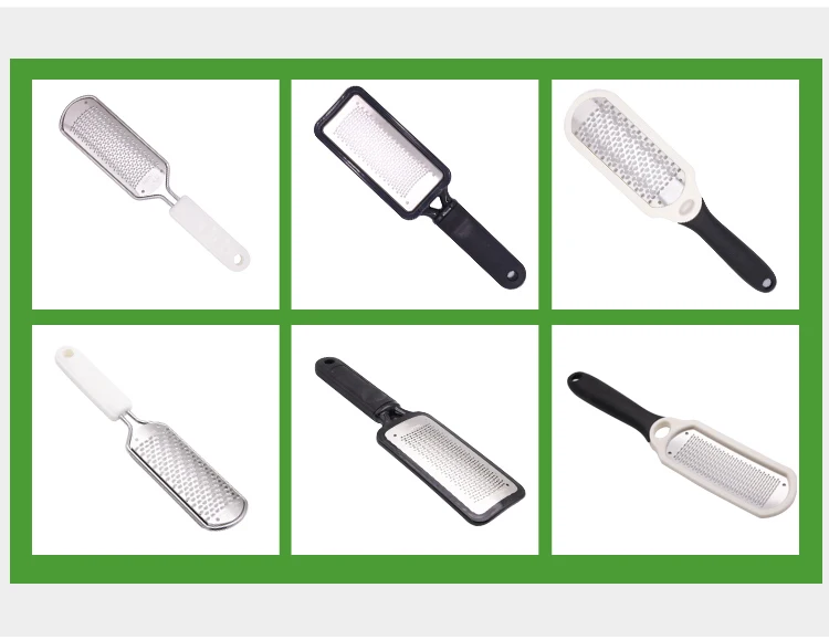 Hot Sale Safety Slide PP Handle Foot File Pedicure Callus Remover