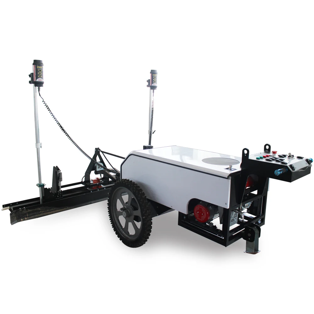 Automatic High Precision Concrete Screed Paver Vibrating Hydraulic Two-wheel Ground Laser Positioning Levelling Machine