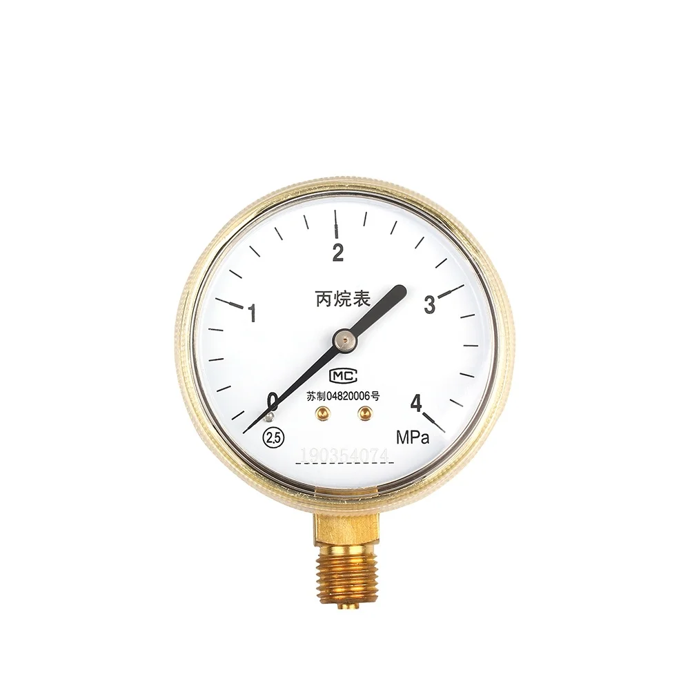 High quality pressure gauge stainless steel  /Propane pressure gauge
