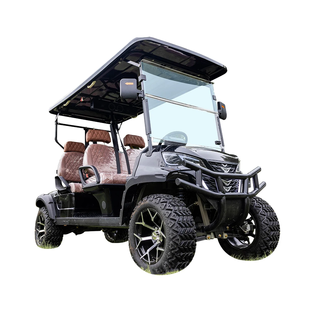 Direct Factory Electric 2+2 Seater Off Road Golf Car Golf Hunting Buggy Golf Cart