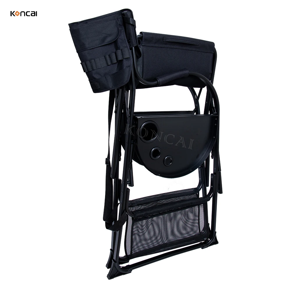 Unique Design Durable Salon Chair Beauty Aluminum Frame With Tray Folding Makeup Chair