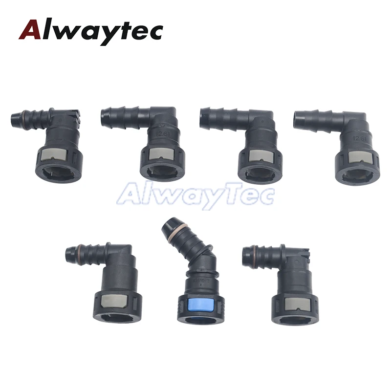 12.61MM Tube Pipe Plastic Hose Connector For Fuel Nylon Rubber Pipe Car Parts