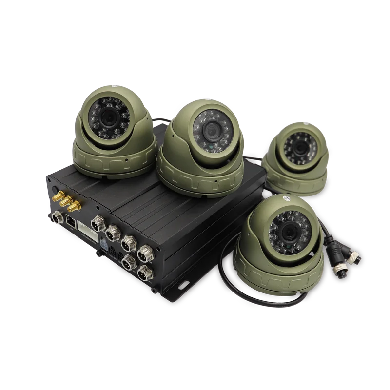 Factory Wholesale 3G 4G WIFI GPS G-sensor 4CH MDVR with RFID