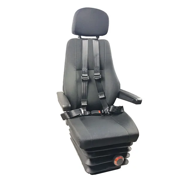 Mechanical Suspension Engineering Car/Bus/Shacman Truck Driver Seat With Shock Absorber And Belt