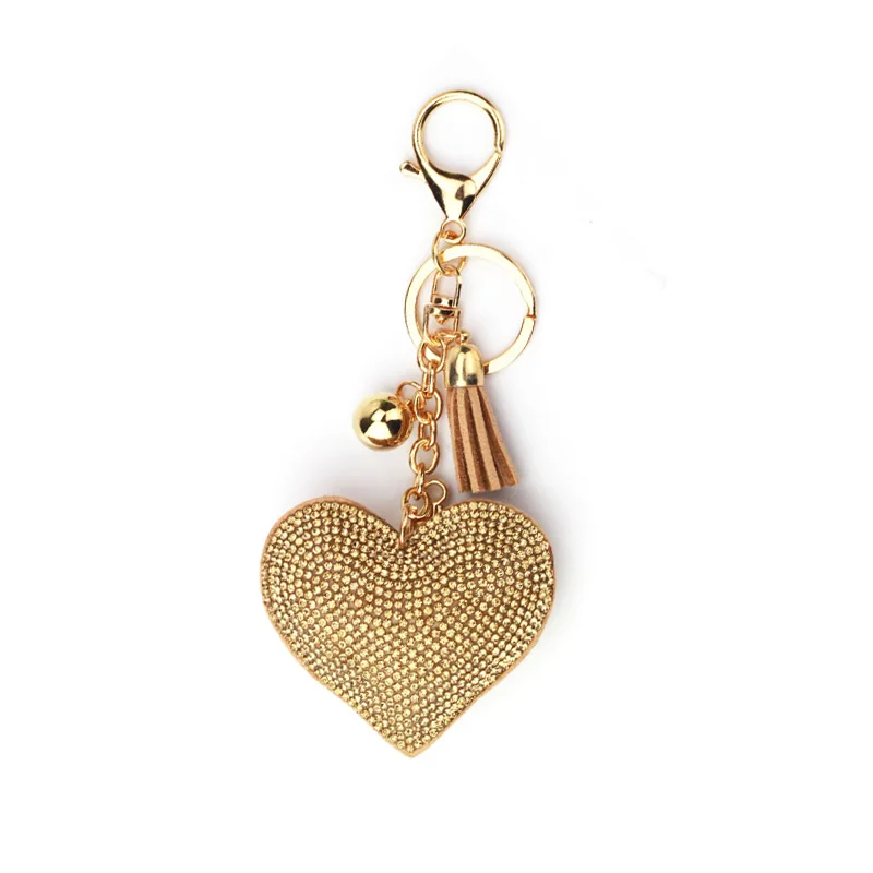 Custom Logo Modern Metal Keychain Souvenir 3d metal heart keychain for Gift
