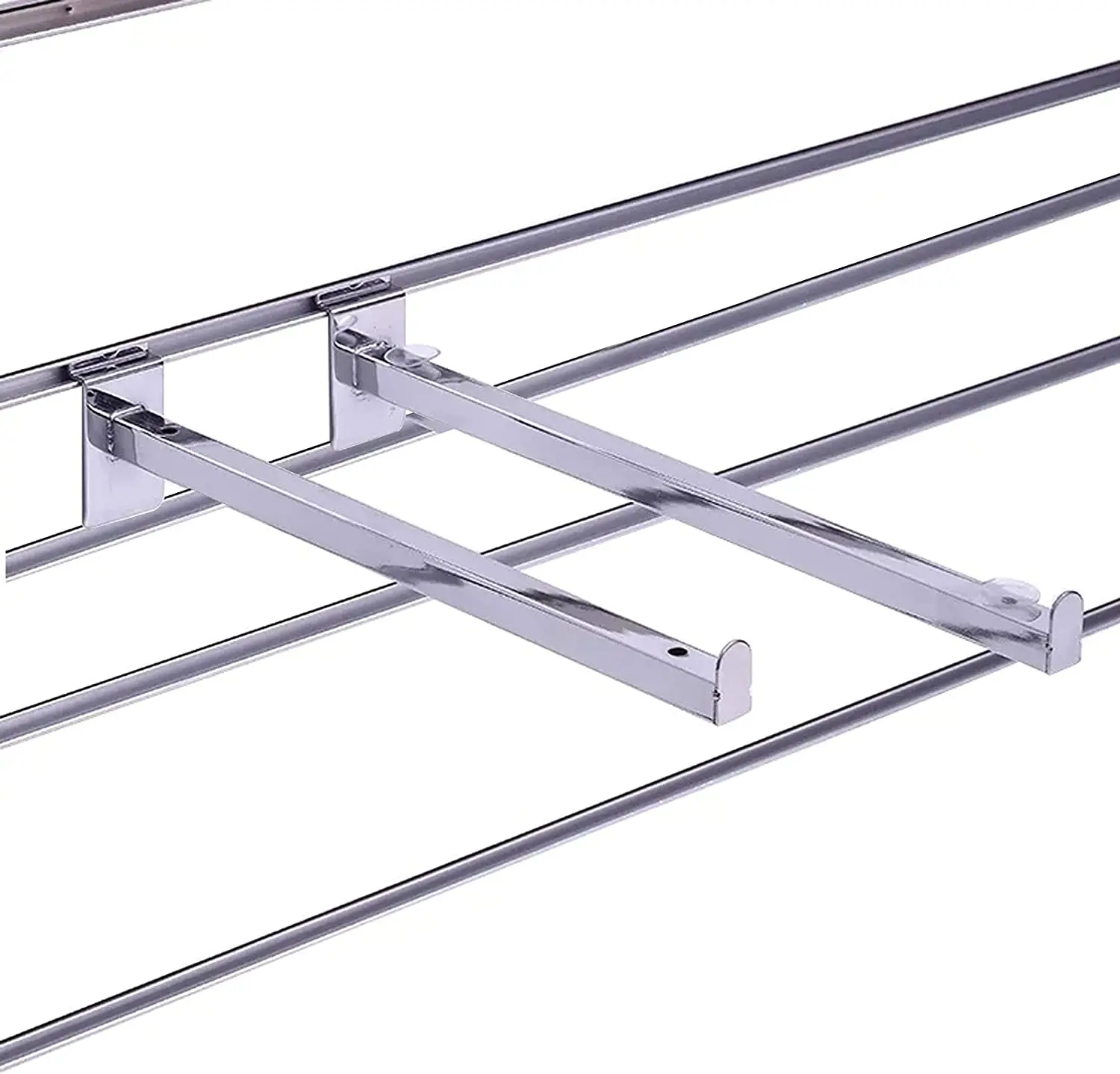 heavy duty  iron wire single hook store chrome plated decorative wall hooks