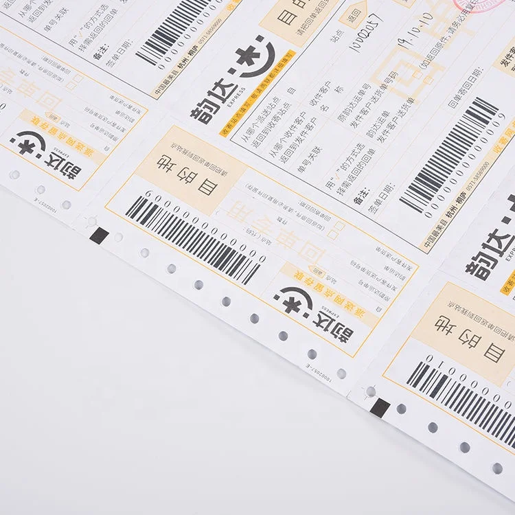 Wholesale Custom Logistic Barcode  International Express Air Waybill Printing Courier Forms  TNT, FedEx, UPS, DHL