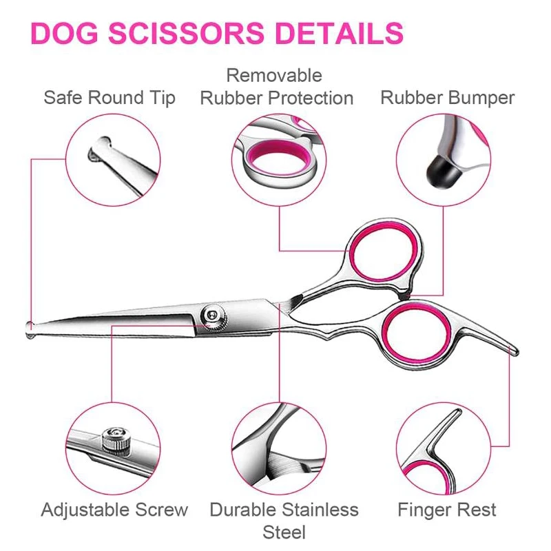 Factory Wholesale Pet Cleaning & Grooming Products Cat Clean Tool Scissors And Comb