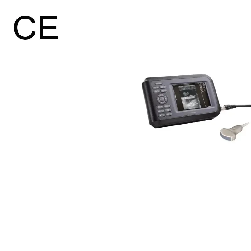 Animal Ultrasound Machine with Rectal Probe for Cattle and Horses V8 Portable Full Digital Veterinary Diagnostic Equipment