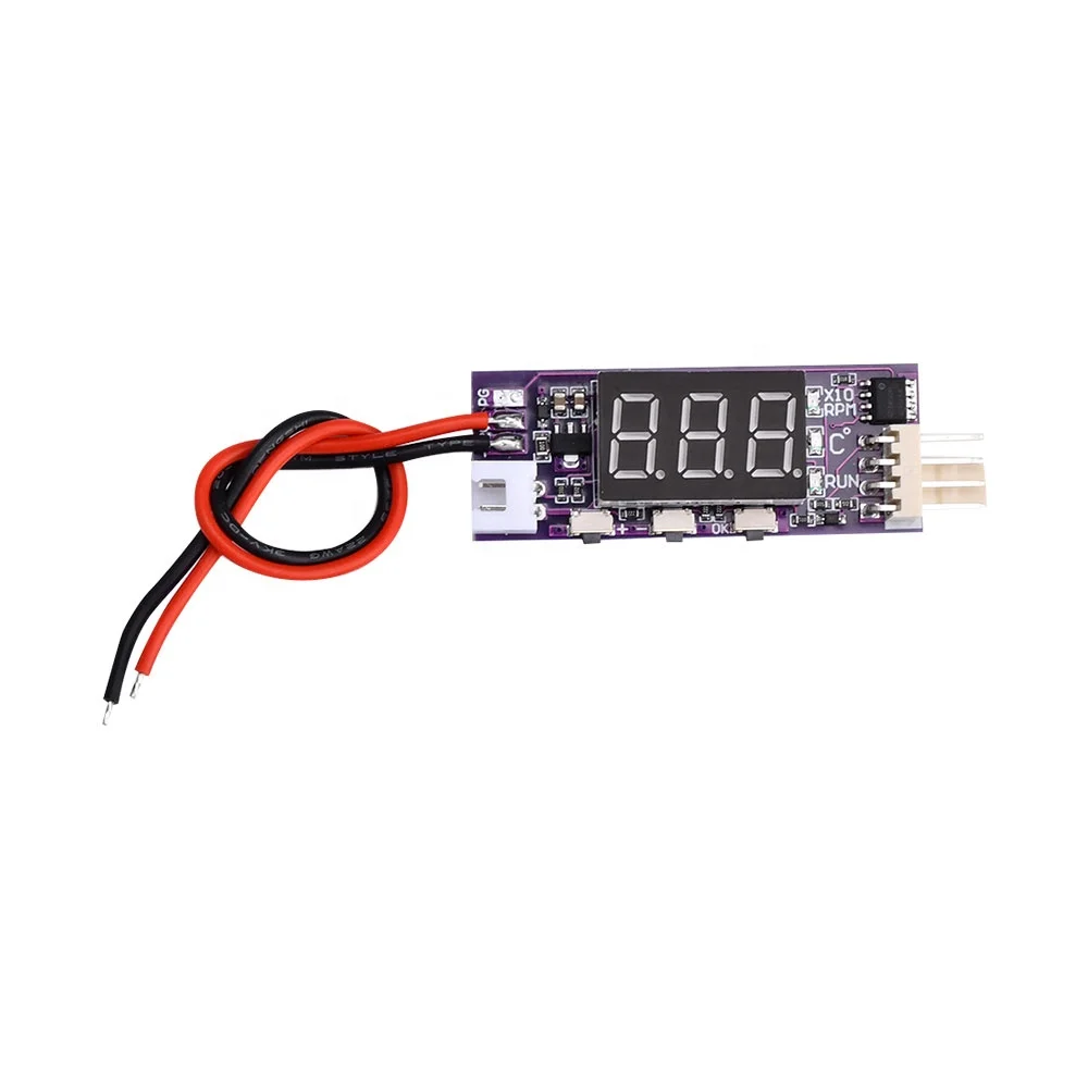 DC12V PWM Fan контроль температуры Регулятор маленький 4 провода скорость цифровой дисплей поддерживает 3A внутренний