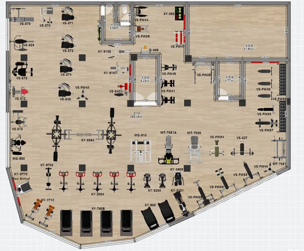 ganas gym fitness equipment multi function strength training cable crossover machine