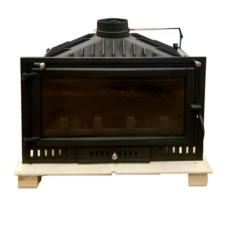 High-quality steel material made of solid fuel wood decorative flame burning fireplace