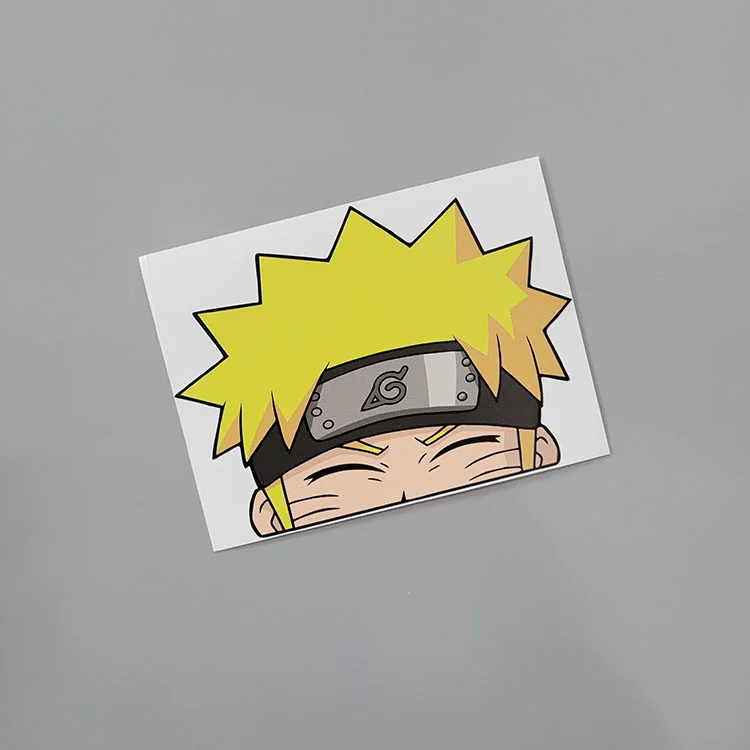 500 design anime car window decals stickers vinyl cute girl peeker custom waterproof holographic sexy anime car stickers