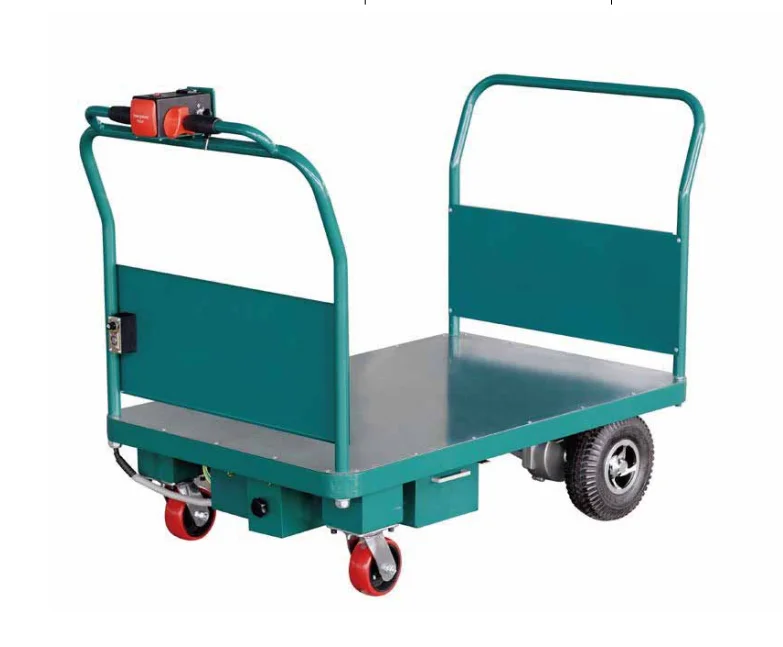 Моторизованная платформа для обработки материалов, ручная тележка для переноски плоских пластин