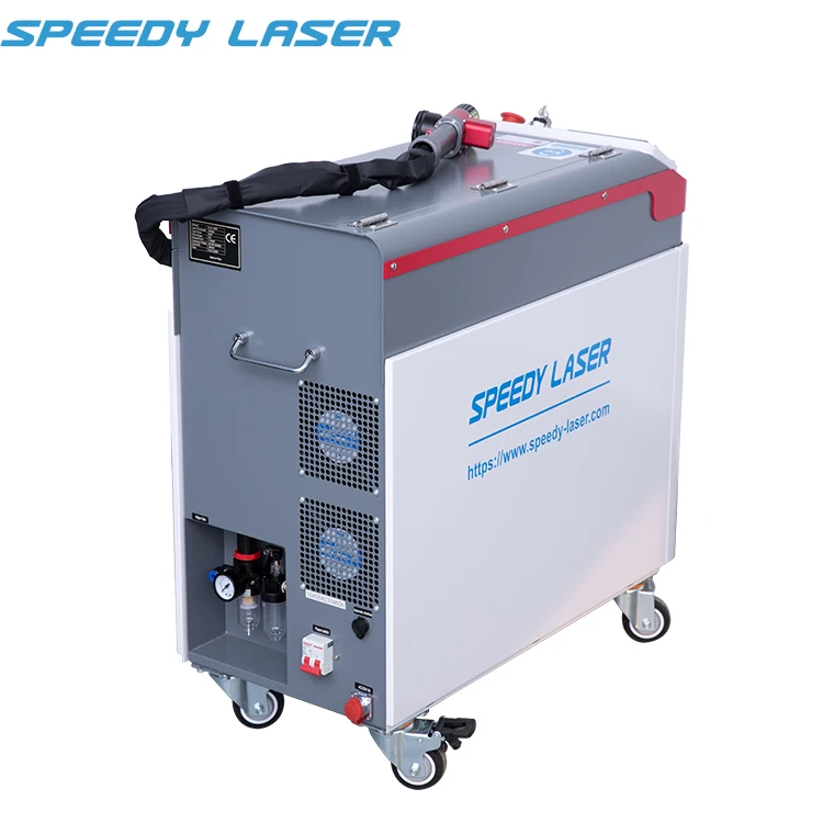 Laser rust removal cleaner machine 200W pulse handheld laser cleaning machine for rust paint metal oil graffiti coating removing