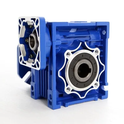 RV worm gear electric motor speed reducer with  drive power transmission nmrv box motor 3 phase gearbox