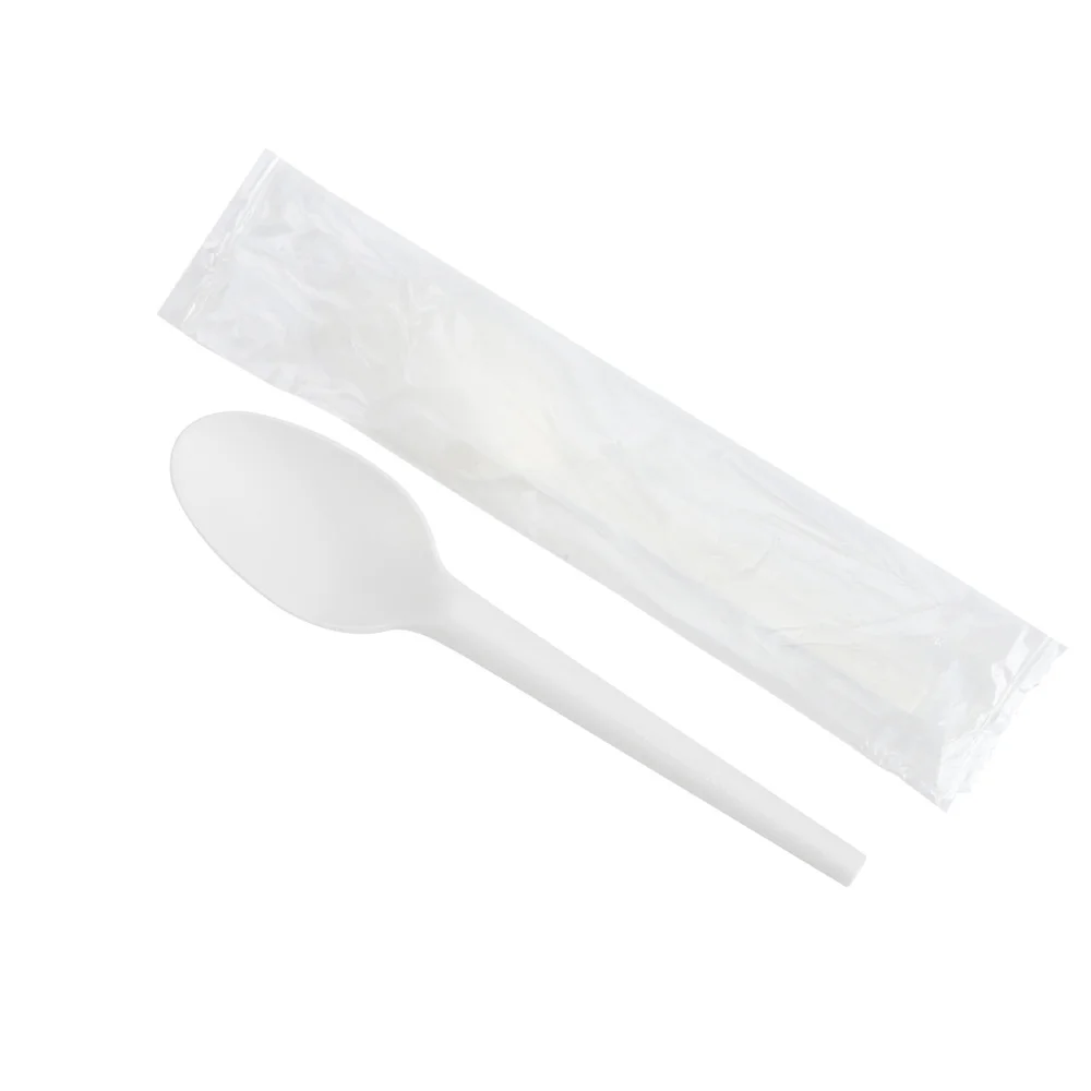 SuYuan Hot Disposable Cutlery Spoon Made of 100% Biodegradable Cpla Disposable Cutlery