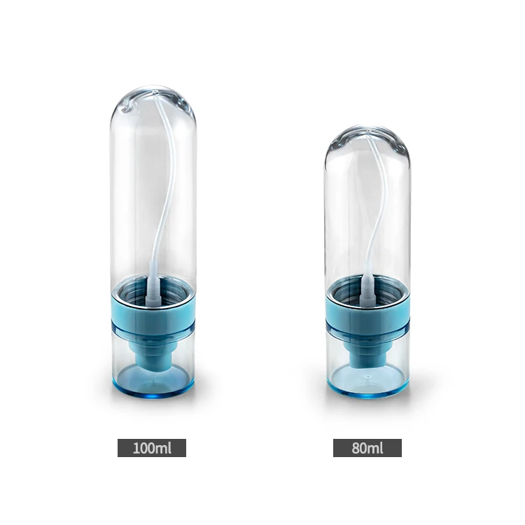 Liquid spray bottle upside down 30ml 50ml 60ml 80ml 100ml plastic empty fixing spray packaging pump bottle