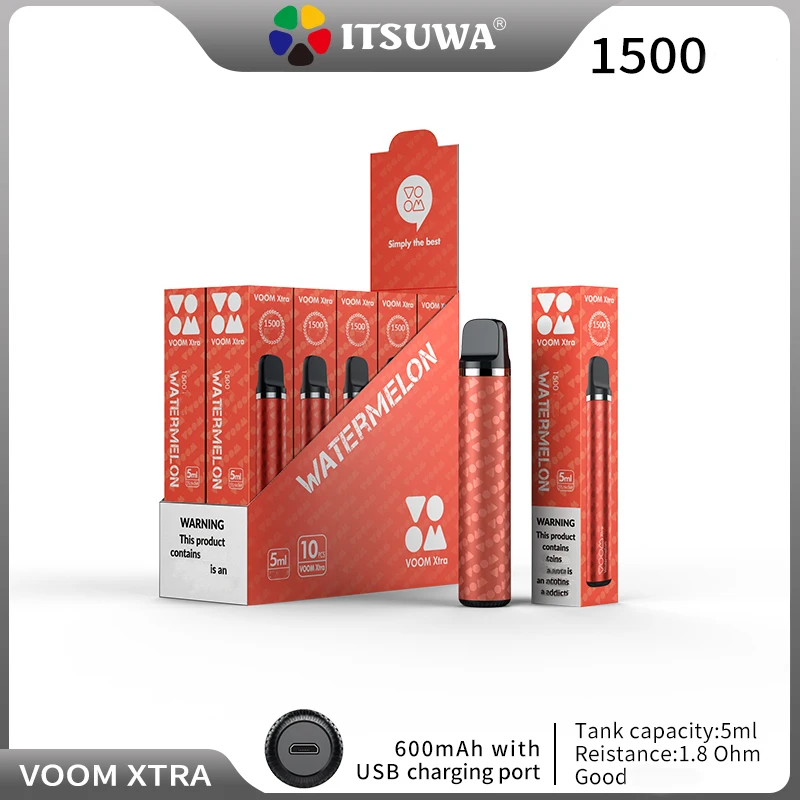
Itsuwa Voom Xtra Ecig Vape Pen Desechable De Vapor Elctronico Electronico Cigarro 