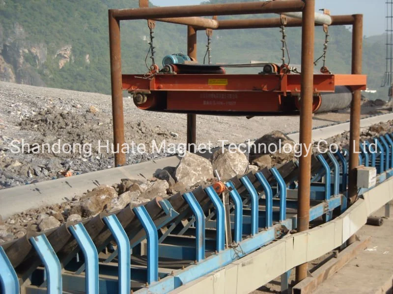 Overhead Belt Self-Cleaning Permanent Magnetic Separator RCYD Series for Cement