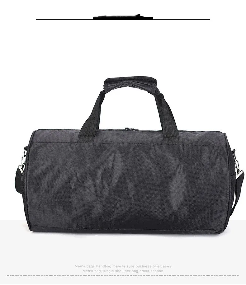 Custom Wholesale  Sport Fitness Handbag Casual Fitness Gym Large Capacity  Waterproof  Nylon Sport Bag Duffel Bag