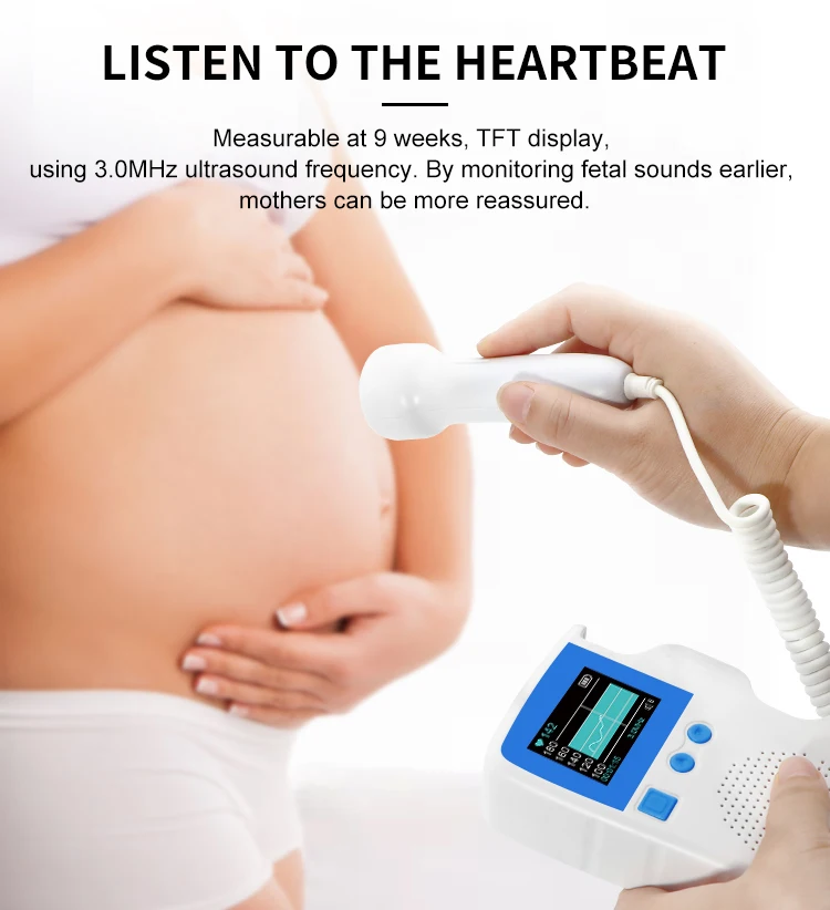 2024 лучший рождественский подарок для новой матери Прямая продажа с завода ультразвуковой Доплер домашнего ухода семьи