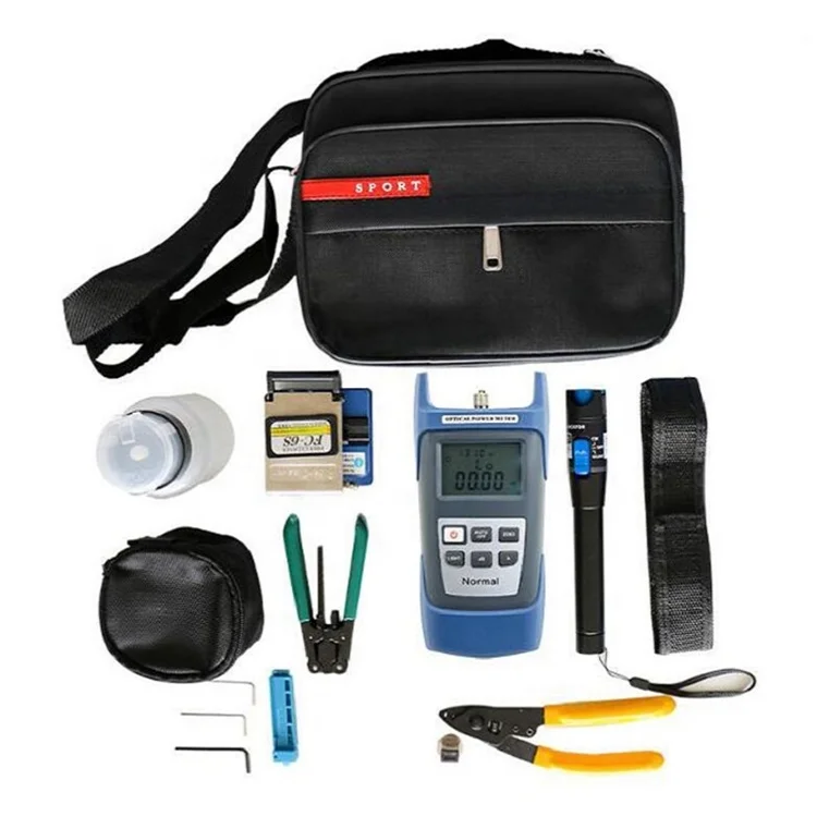 Самая дешевая оптоволоконная сеть ftth, набор инструментов все в одном, набор инструментов, сумка