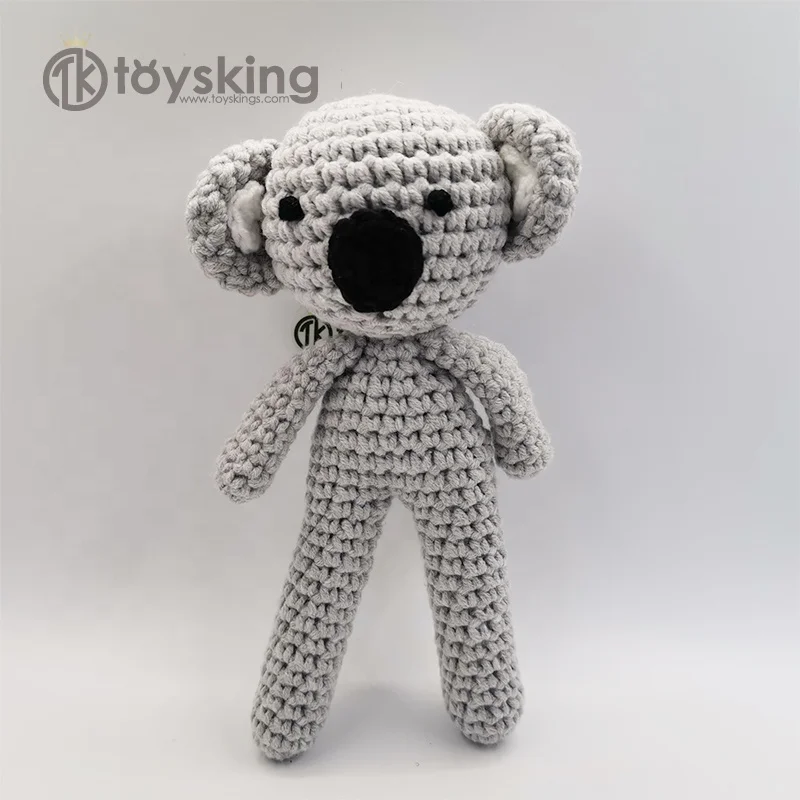 Toysking 100% ручная работа Amigurumi вязание крючком Koala Ленивец животные Babyt Вязание мягкие игрушки оптом 18 см CE унисекс в наличии TK