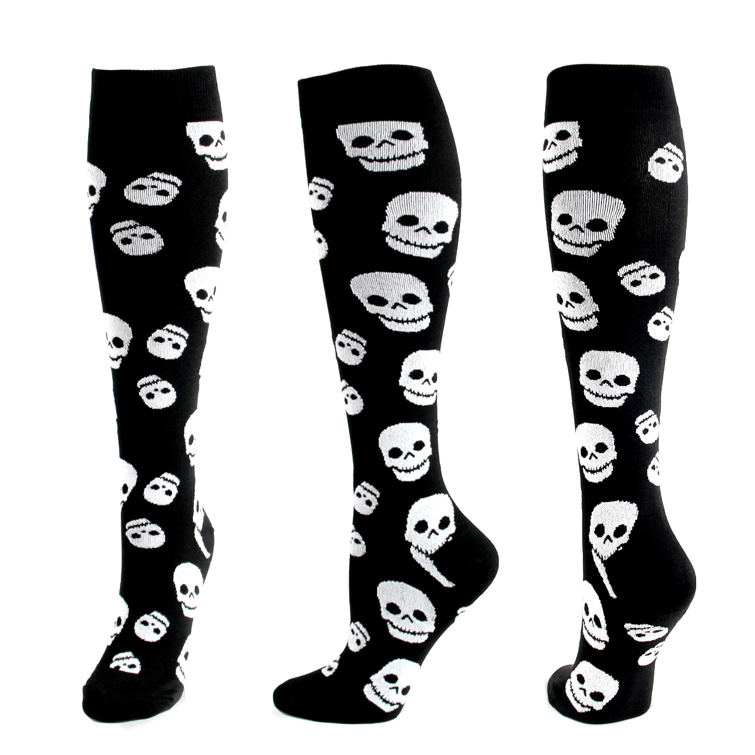 Unisex Customized Logo Nurse Knee High Sport Custom Compression Socks Breathable Nylon Custom Socks For Mens Soccer and Football