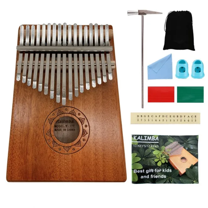 17 клавиш kalimba thumb piano # KB-01