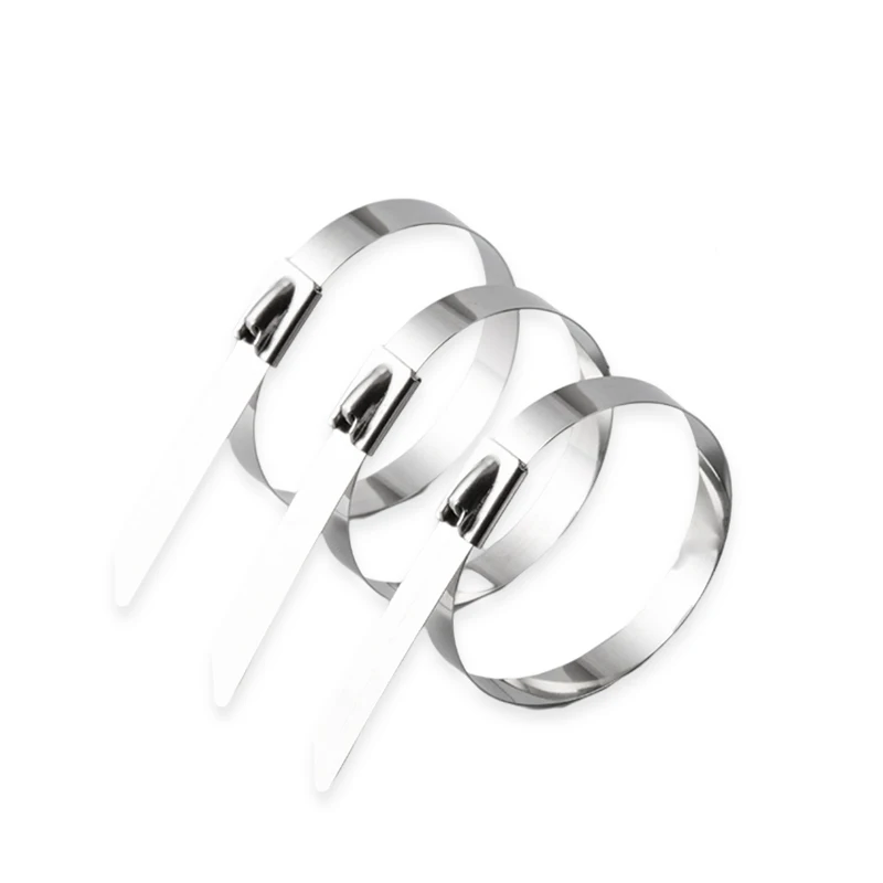 Self locking stainless steel Meta tie zip wrap Security mini ss cable ties