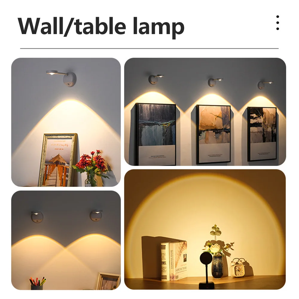 Cordless Remote Control Nursery Decorative Wall Lamp For Kids Dimmable Rechargeable Automatically Off Timer Wall Light For Kids