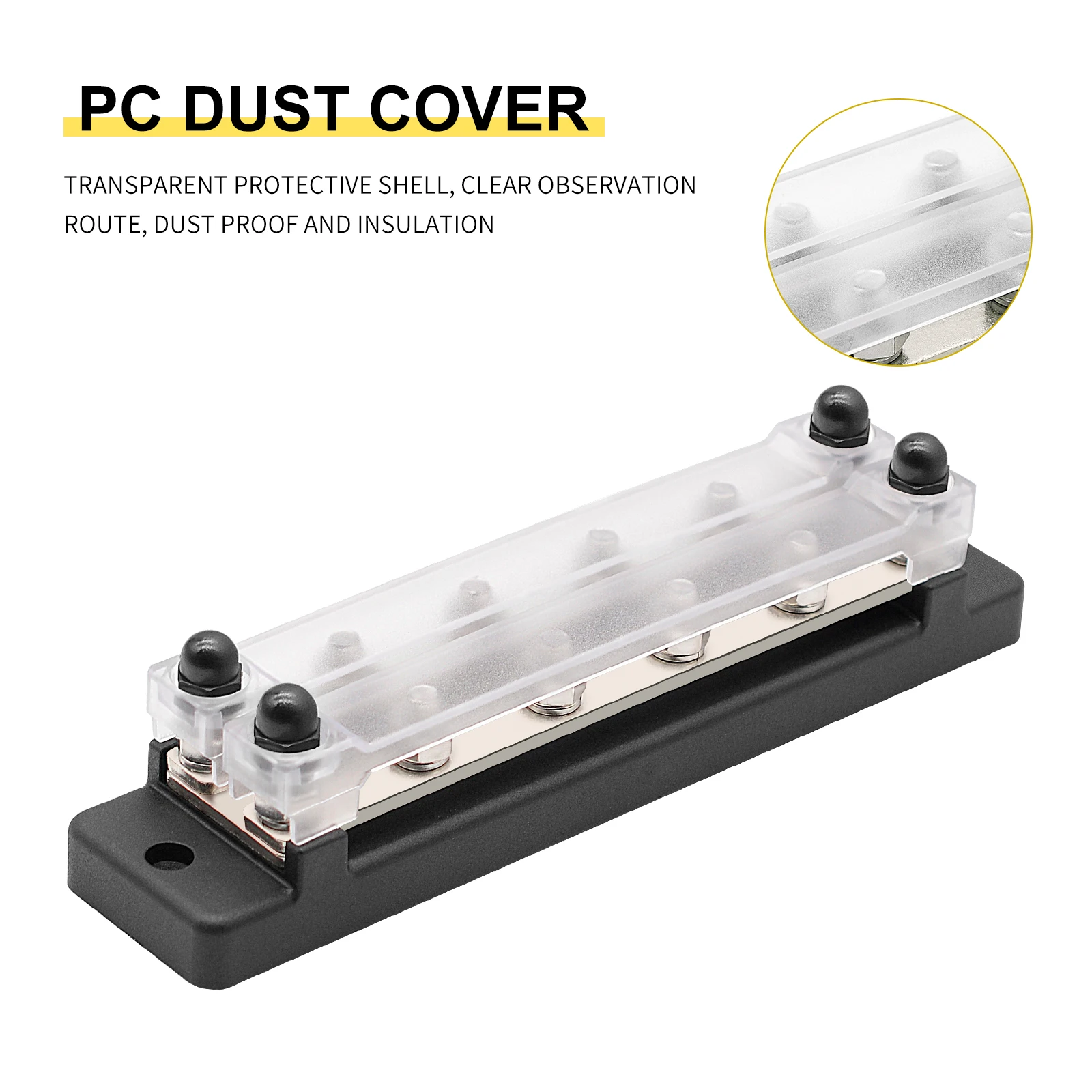 12Way Marine Power Distribution Block 150A Bus Bar For Boat