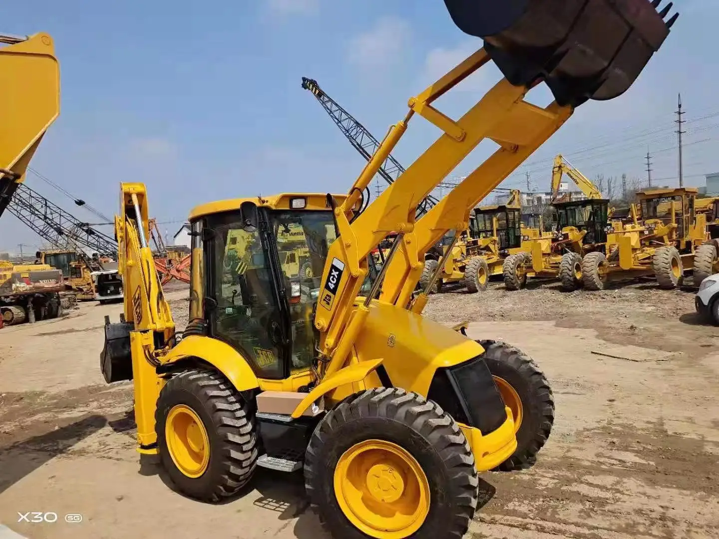 Used High Quality Original jcb 4cx 3cx backhoe loader in good working condition for sale