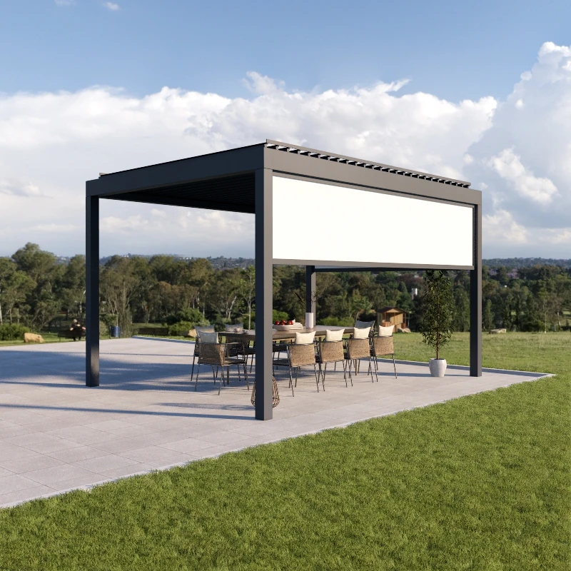 Scienlan Garden Metal Pergola Gazebo Bioclimatica Retractil Pergola Price Modern Outdoor Smart Pergola