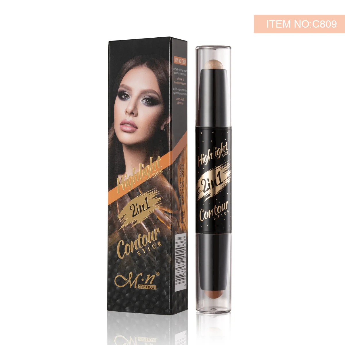 MENOW C809 Highlight Concealer and Contour Stick Double-headed Highlight Concealer Pen Stick