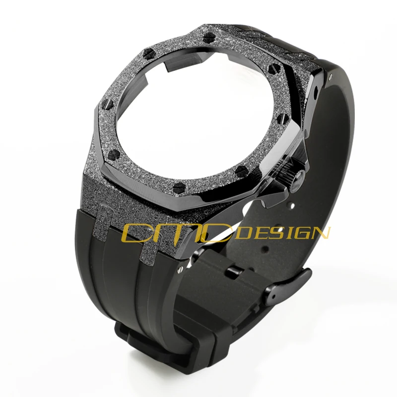 GA-2100 Gen. 4 Star Dust Watch Case Bezel Rubber Strap Silicone Band Modification Kit for Casi-Oak G shock ga2100 replacement