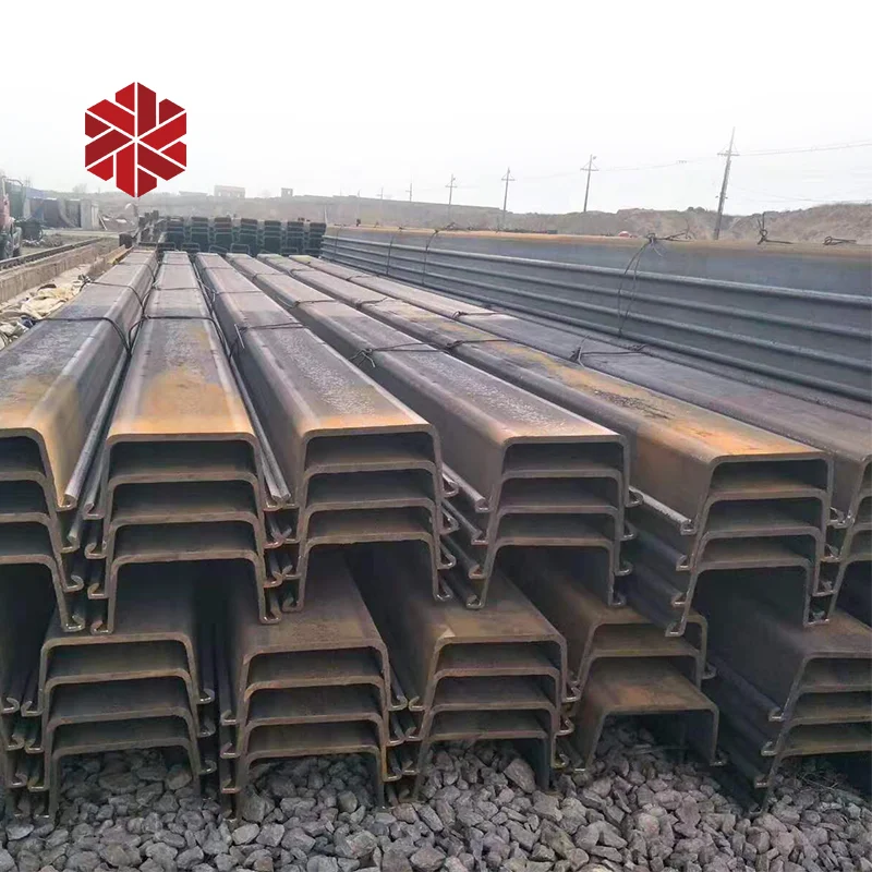 Горячекатаная стальная шкатулка U-образная Az24-700 Gu20n L607, углеродистая сталь, листовая свая, тип 2